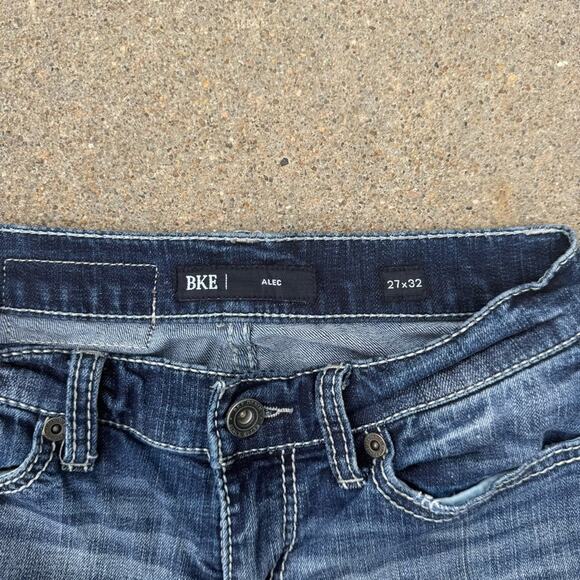 Buckle BKE Alec 27x32 Straight Stretch Blue Jeans ABS5123 - Picture 4 of 9